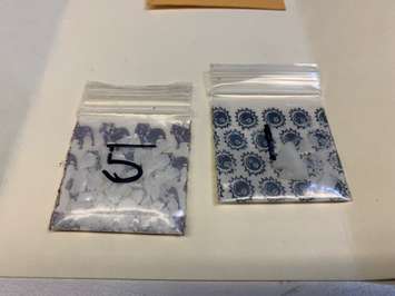 Fentanyl busts at the Blue Water Bridge near Sarnia. Feb 8, 2019. (Photo courtesy of CBP)