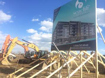The site of the Piroli Seacliff Square development in Leamington on March 30, 2015. (Photo by Ricardo Veneza)