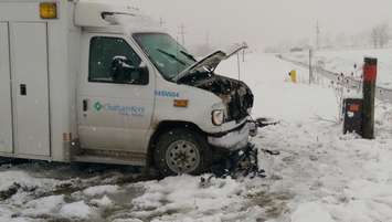 A crash near Blenheim, Mar. 26, 2015. (Photo by Matt Weverink)
