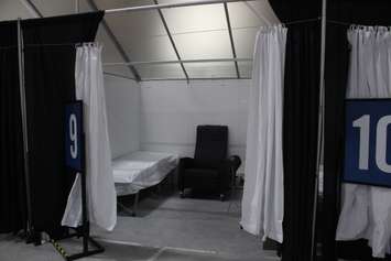 Targeted vaccine clinic for the 80+ population at the WFCU Centre in Windsor, March 3, 2021. (Photo by Maureen Revait) 