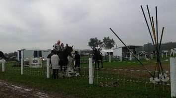 Ready for Jousting at CKNX Events Centre at 2017 IPM on Tuesday, September 19. (Photo by Adam Bell)