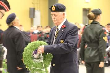 Remembrance Day ceremony at the John D. Bradley Centre, November 11, 2016 (Photo by Jake Kislinsky)