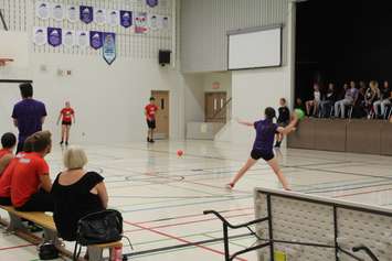 Red Feather's dodgeball game at Chatham Christian High School. Tuesday September 20, 2016. (Photo by Natalia Vega) 