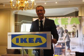 President of IKEA Canada Stefan Sjostrand speaks at Willistead Manor, October 14, 2015. (Photo by Mike Vlasveld)