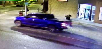 Suspected vehicle in theft investigation. (Photo courtesy of Chatham-Kent Police Services).