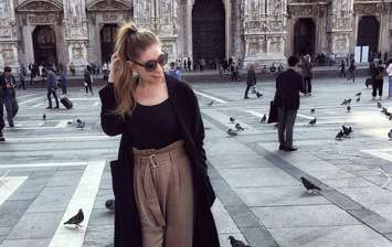 Amanda Vojvodin-Dargenio of Windsor is living under quarantine in Milan. (Photo courtesy of Amanda Voyvodin-Dargenio)