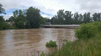 Flooding in Drayton. June 23rd, 2017 (Photo submitted by Brian Elliot)