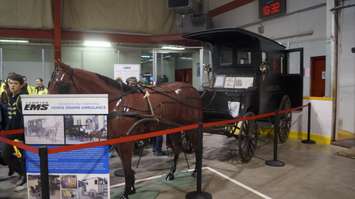 A horse drawn ambulance (Photo by Jake Jeffrey)