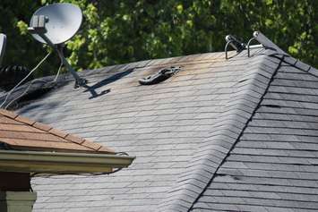Fire crews respond to a fire at 3584 King St., June 3, 2015. (Photo by Jason Viau)