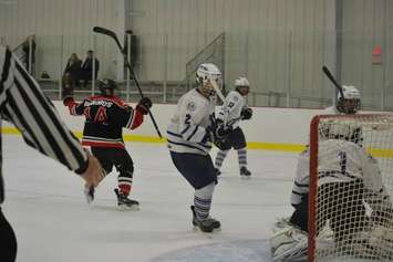 Lucas Vanroboys celebrates after a goal. (Photo courtesy of Gina Vanroboys)