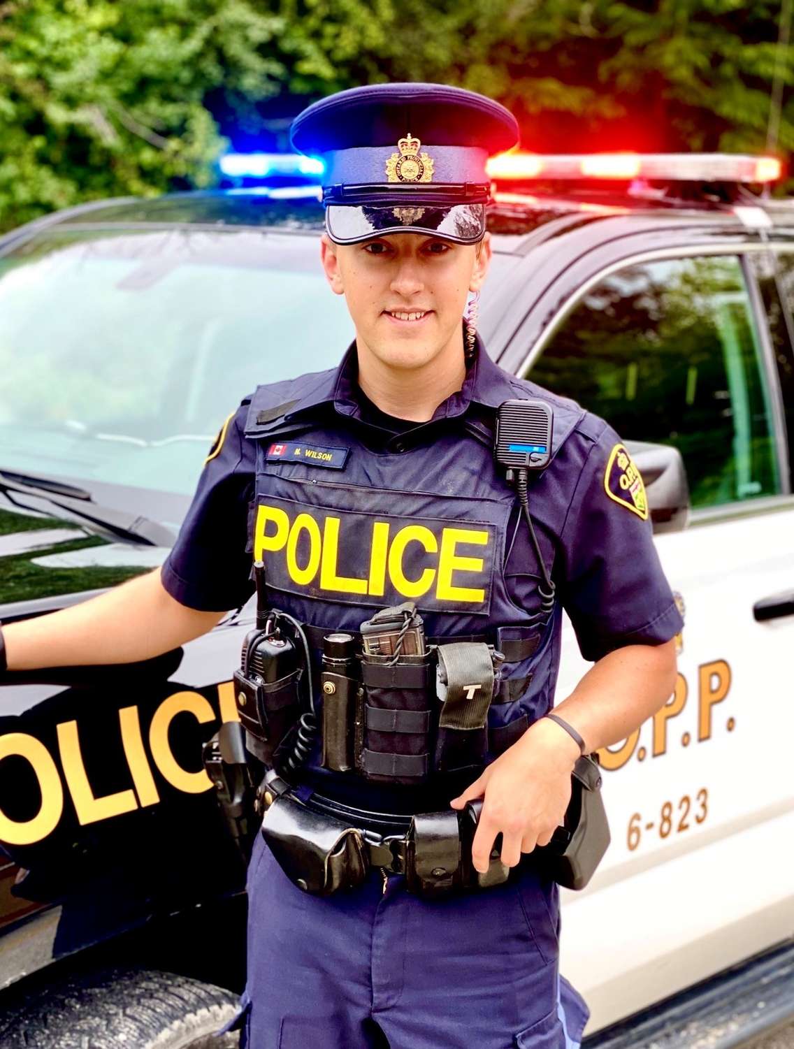 Grey-Bruce OPP's new School, Community Engagement and Safety Officer, Nick Wilson. (Photo provided by Grey-Bruce OPP)
