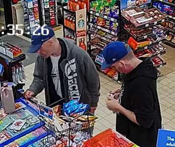 Persons of interest in a theft investigation in Lambton County. October 2019. (Photo from Lambton OPP)