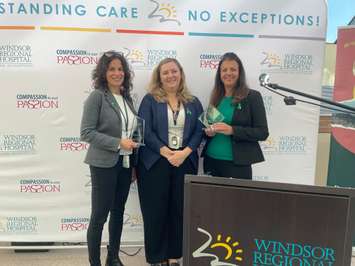 Staff at Windsor Regional Hospital recognized for efforts in organ donation, October 8, 2025. (Photo by Maureen Revait) 