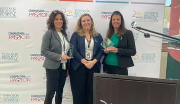 Staff at Windsor Regional Hospital recognized for efforts in organ donation, October 8, 2025. (Photo by Maureen Revait) 