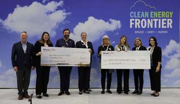 Bruce Power donates to Community Safety and Well Being Plan. Photo from Grey County