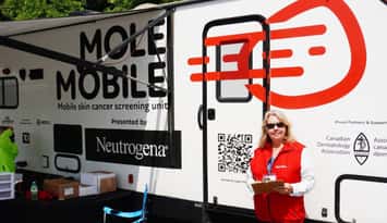 Melanoma Canada's Mole Mobile. Image courtesy of Mole Mobile via Facebook.