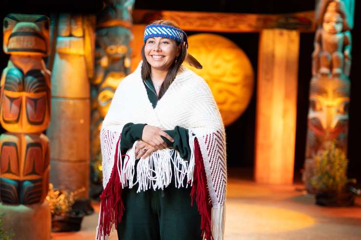 Aamjiwnaang First Nation member Chelsee Pettit, owner of Aaniin Retail Inc., was declared the winner of Bears' Lair. Image courtesy of Pender PR.