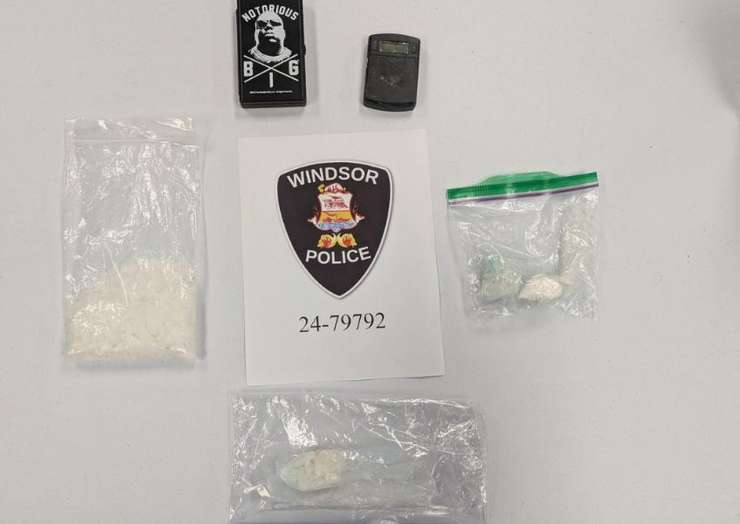 Items seized during drug investigation on August 28, 2024. (Photo courtesy of Windsor Police Service)