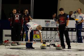 Teams took to the ice for the opening draw of the Princess Auto Elite 10 Grand Slam of Curling. (Photo by Angelica Haggert)