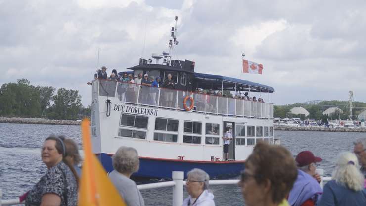 The Duc d'Orleans II during the Sarnia senior cruise day. 26 June 2023. (Photo by Sarnia News Today)