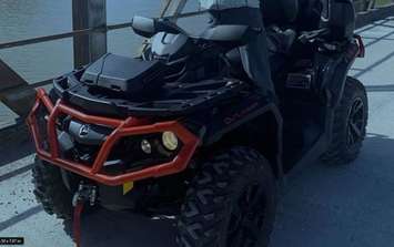 2022 Can-Am Outlander ATV reported stolen from Sandra Crescent in Wallaceburg (Photo courtesy of Chatham-Kent police)