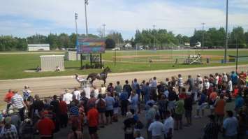 The track at Legends Day in Clinton on July 30, 2017. (Photo by Bob Montgomery)