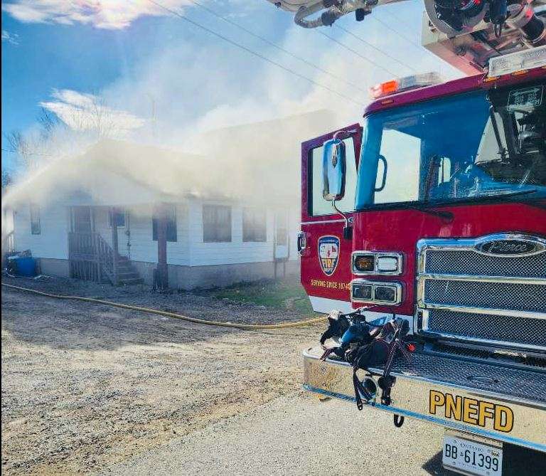 Fire crews battle stubborn weekend blaze