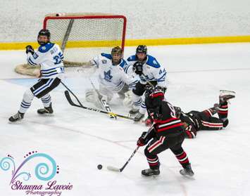 The Sarnia Legionnaires hosting the London Nationals.  24 February 2022.  Shawna Lavoie Photography.