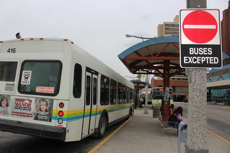 Windsor Transit Terminal, February 8th 2016, (Photo by Jess Craymer)