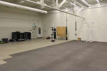 One of the new fitness and training rooms at WDSS. October 19, 2016. (Photo by Natalia Vega)