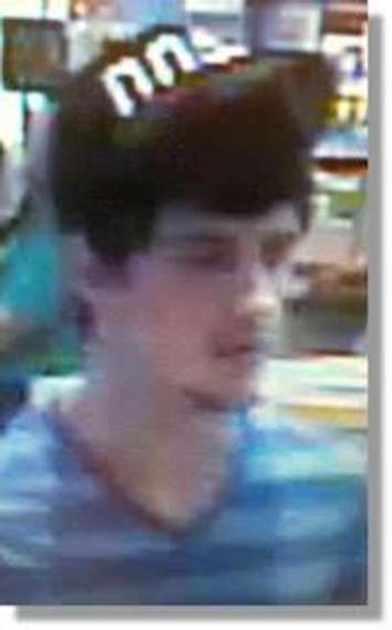 Photo of a suspect accused of stealing a pregnancy tester. (Photo courtesy of the Chatham-Kent Police Service)