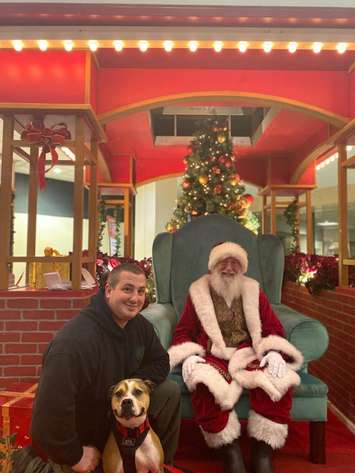 Hansel has become the first pitbull arson detection dog in New Jersey, and possibly in the entire U.S. January 22, 2020. (Photo by Larsons Images)