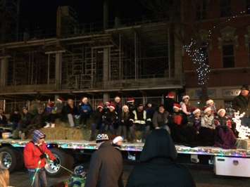 The Chatham Santa Claus  Parade progresses through downtown Chatham, November 14, 2014. (Photo by Mike James)