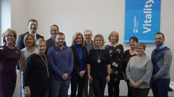 Members of the Lambton College Strategic Plan team. January 17, 2019. (Photo by Colin Gowdy, BlackburnNews)