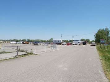 Cleanup underway at former Navistar site in Chatham. May 18, 2021. Photo by Paul Pedro.