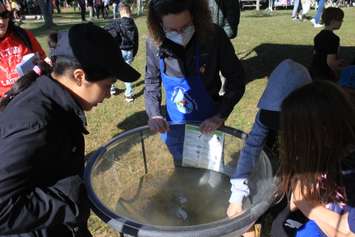 Hundreds of elementary school students attended the 11th Annual Chatham-Kent & Lambton Children’s Water Festival. (Photo by Millar Hill)
