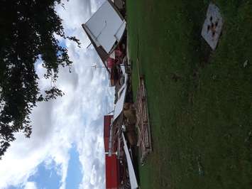 Wind damage at 10145 Lakeshore Road 311. Sept. 25, 2018. (Photo courtesy of Carol Lamb)