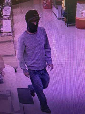 Corunna robbery suspect July 29, 2018 (Photo submitted by Lambton OPP)