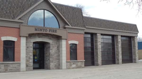 Minto Fire Department on-scene at cornfield fire