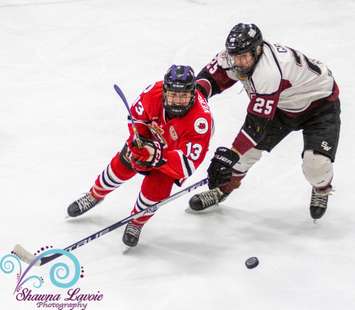 The Sarnia Legionnaires hosting the Chatham Maroons. 17 March 2022. Shawna Lavoie Photography.