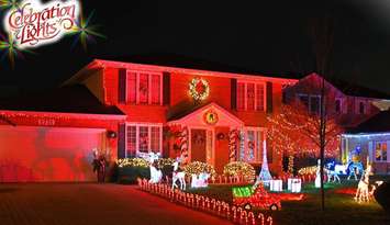2019 Winning display at 2731 Sandfield Cres. Photo courtesy of Celebration of Lights via Facebook.