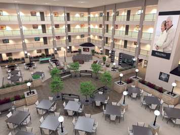 Wellings Corunna atrium, photo courtesy of http://www.wellingsofcorunna.com/