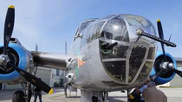 The front of the B-25 