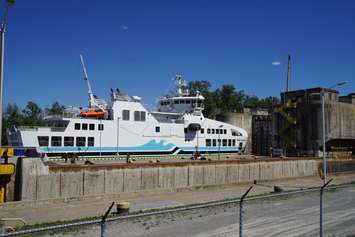 The new Pelee Islander II arrived in Pelee island, Kingsville and Leamington. June 15, 2018. (Photo courtesy of Ontario Ferries)