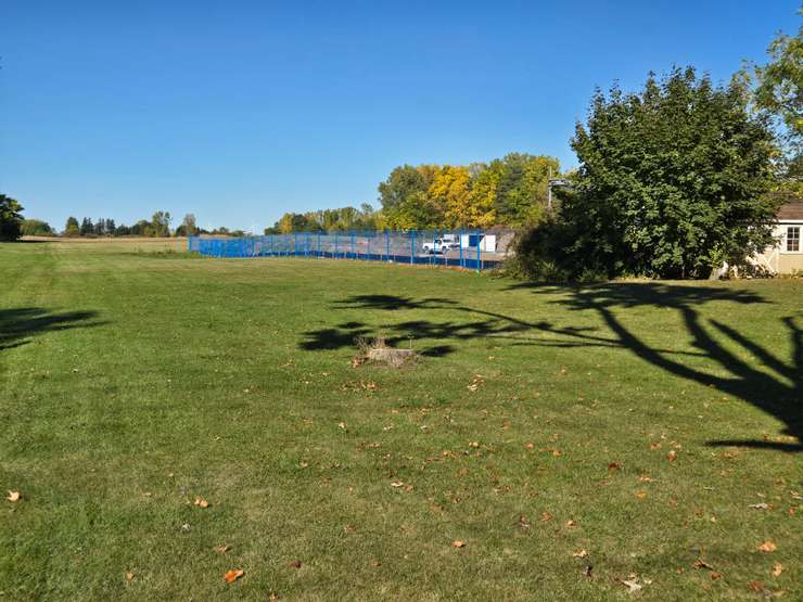 The site of the Blue Coast District School (Blackburn Media photo by Josh Boyce)