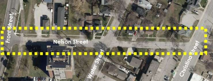 Nelson Street reconstruction project image included in council agenda for March 3, 2025. (Photo courtesy of the City of Sarnia)