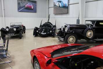 Just some of the cars on display at the classic cars museum on the RM Sotheby's lot in Blenheim. 
February 21, 2019. (Photo by Greg Higgins) 