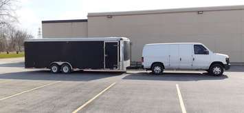 Trailer reported stolen in Chatham. (Photo courtesy of Chatham-Kent police)