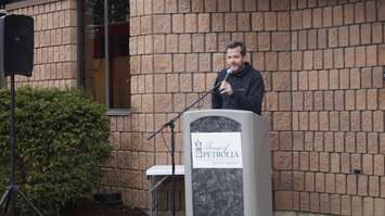 Acting Mayor Grant Purdy. May 4, 2022. (Photo by Natalia Vega)