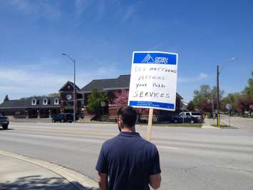 OPSEU Protest May 14 (Photo by Briana Carnegie)